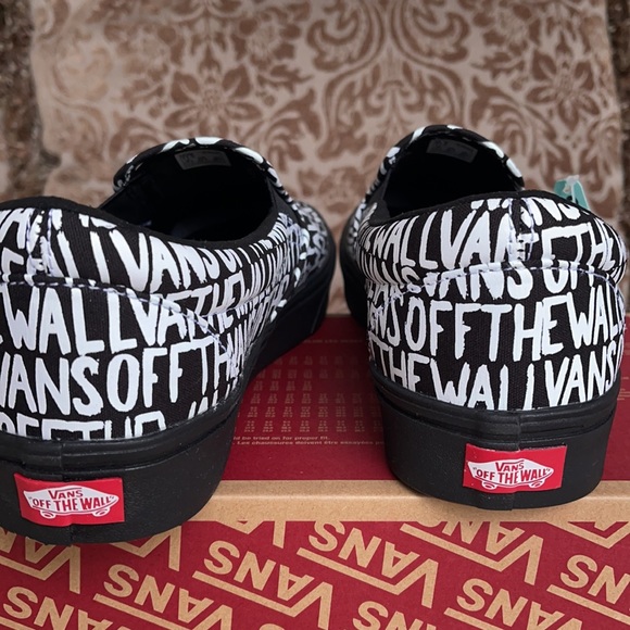 Vans COMFYCUSH Slip On Brush Black/True White men’ - Picture 14 of 16